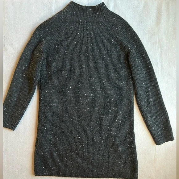 Madewell Dresses Madewell Curved Hem Sweater Dress Mwool Blend